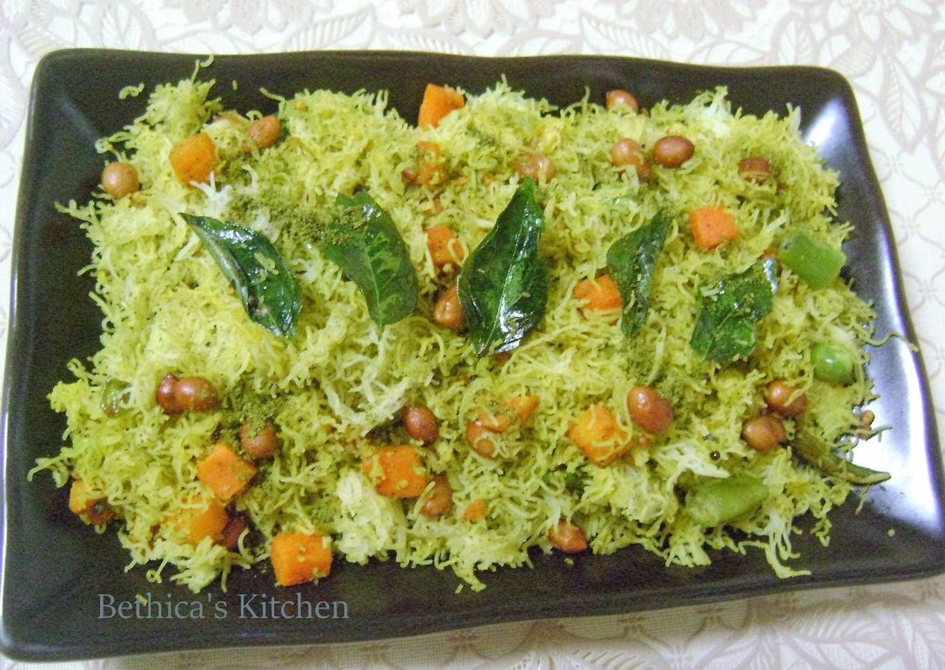 Idiyappam Upma (String Hoppers - South Indian Snack)