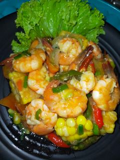 Foto resep Udang asam manis pedas