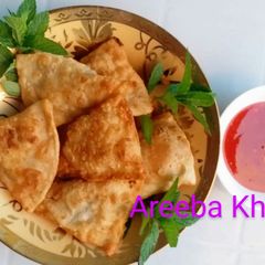 Qeema Samosa A picture of Qeema Samosa.