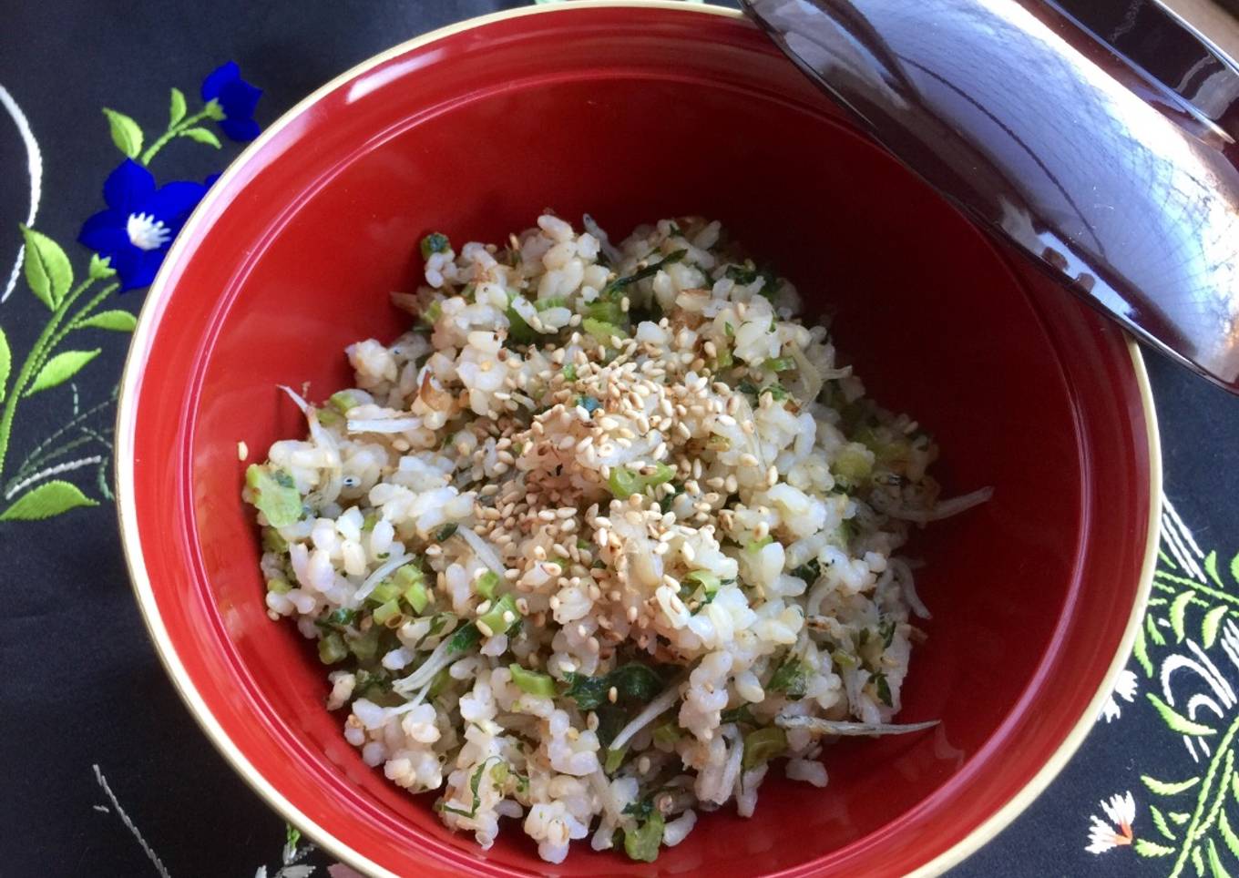 Japanese Daikon Rice and Onigiri (Rice Ball)