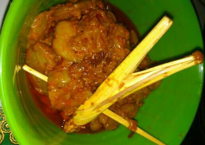 Rendang jengkol pedas