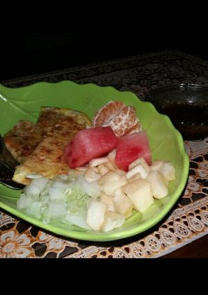 Foto resep Martabak mie wortel with sauce kacang