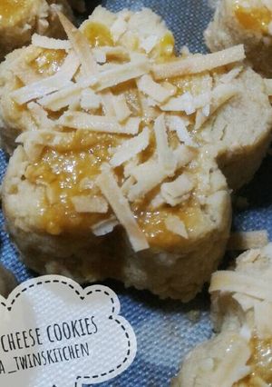 Foto resep Almond cheese cookies (no flour)