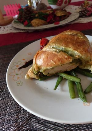 Φωτογραφία της συνταγής Chicken Pesto pastry