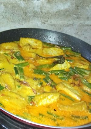 Foto resep Sayur kuning kacang panjang tahu kuning
