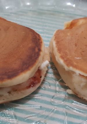 Una foto de Intento de Hot cakes para la ansiedad!!!