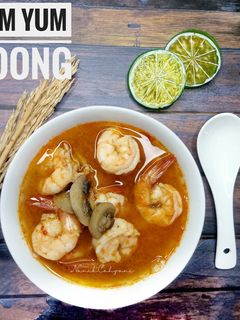 Foto resep Tom Yum Goong (Sup Udang Asam Pedas Thailand)