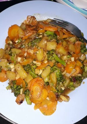 Foto resep Cah Brokoli Wortel & Kentang