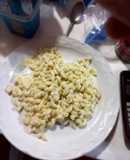 Pasta con mayonesa