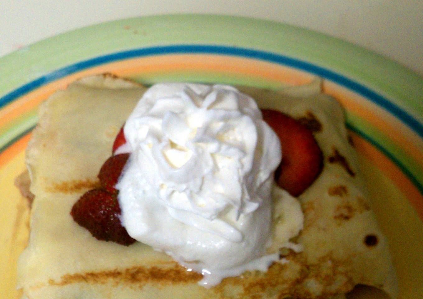Strawberry Banana Nutella Pancakes