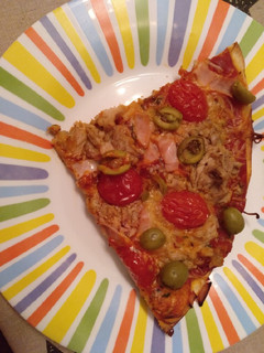 Una foto de Pizza con masa fresca