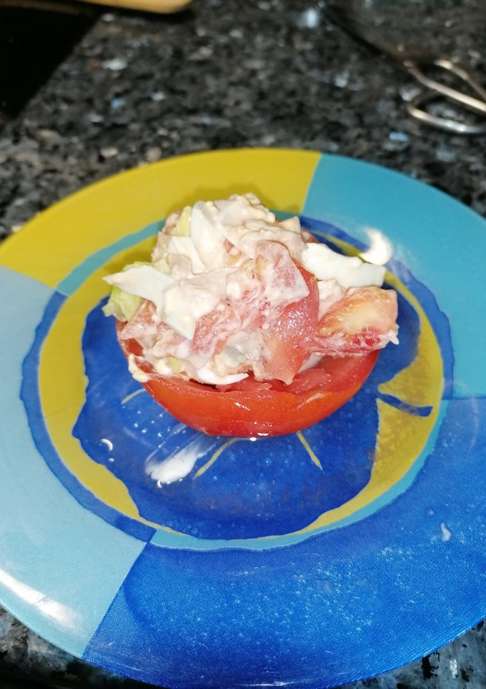 Una foto de Tomate relleno ligero