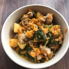 A picture of Chicken hash.