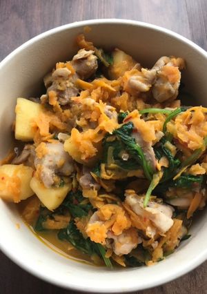 A picture of Chicken hash.