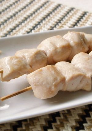 A picture of Easy! Tender and Juicy Chicken Skewers.