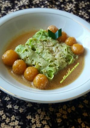 Foto resep Roti Jala Pandan VS Biji Salak