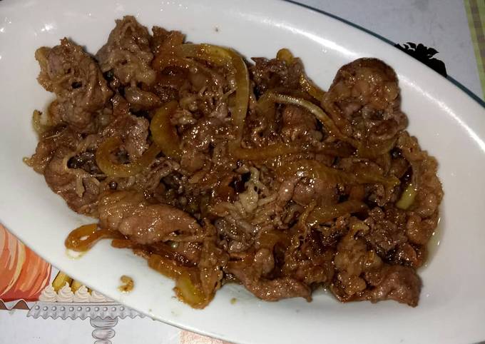 Tumis Daging ala Yoshinoya