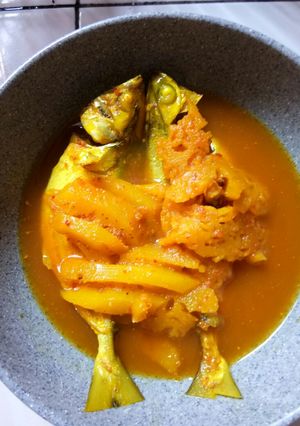 Foto resep Ikan lempah kuning pakai nanas