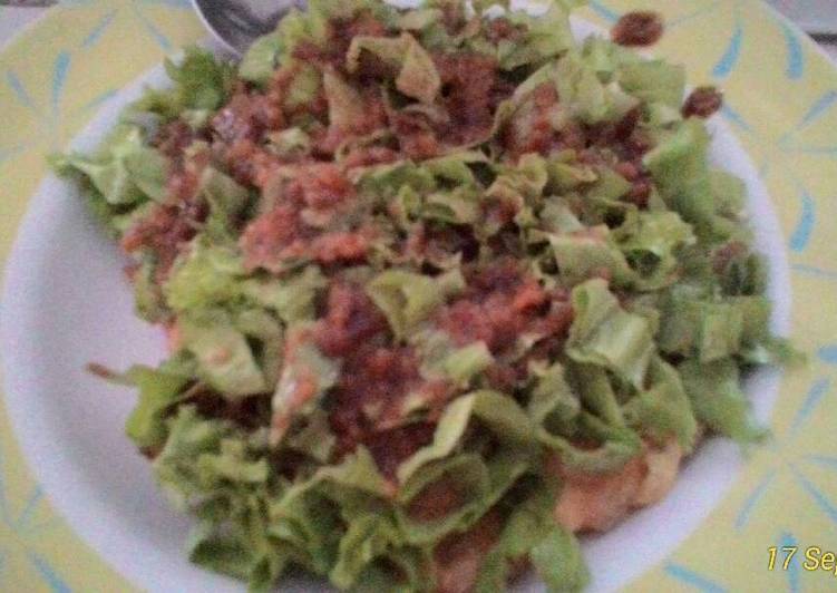 Tahu telur bumbu kacang serbaguna (homemade)