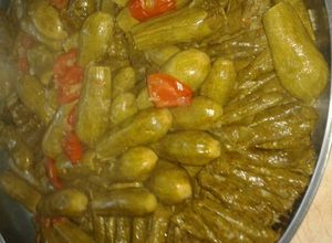 صورة لوصفة طريقة عمل محشي ورق العنب والكوسا