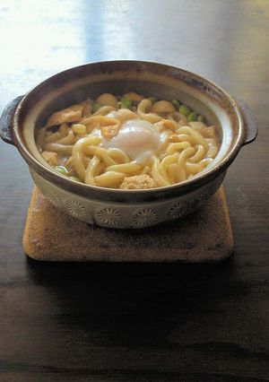A picture of Warm and Cozy Nabeyaki Udon.
