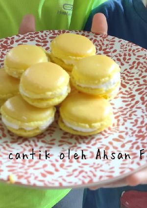 Foto resep Macaroon Cantik Oleh Ahsan Fathi (10 thn dan 8 thn)