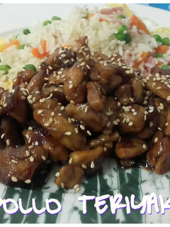 Una foto de 🐔Pollo teriyaki