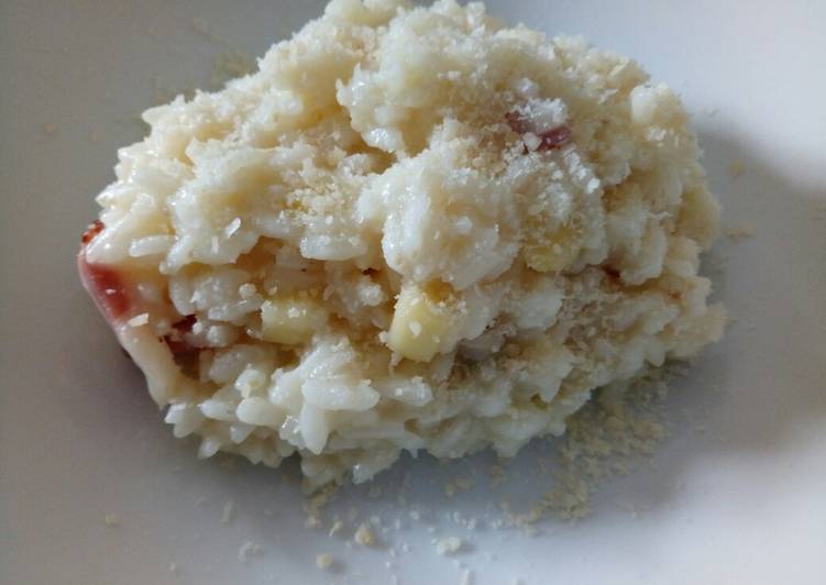 Simple Way to Make Award-winning Apple and speck risotto