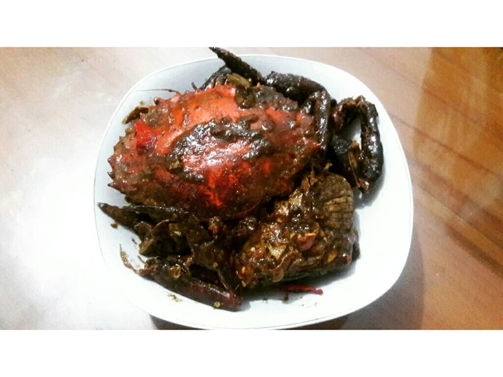 Langkah Gampang Membikin Resep Black Pepper Crab (Kepiting Lada Hitam) 🦀🍽😉 yang Sempurna Anti Ribet, Menggugah Selera