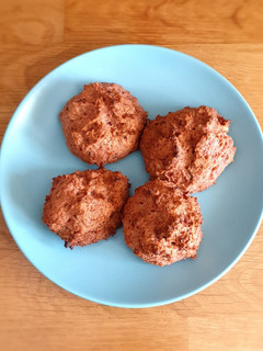 Una foto de Falafel con remolacha
