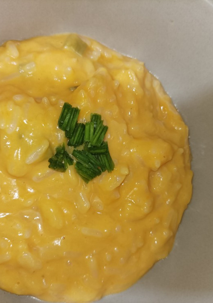 Una foto de Arroz cremoso con calabaza