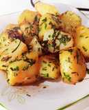 Papas al ajillo