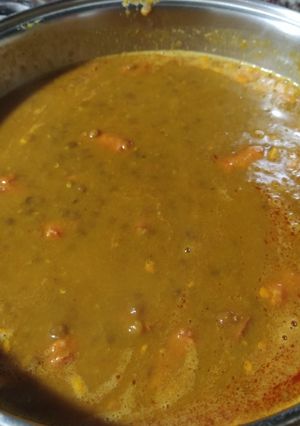 Una foto de Lentejas cocidas con chistorra