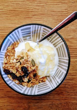 A picture of Granoggles - AKA homemade granola.