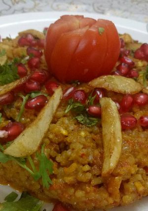 A picture of Tomato tangy rice.