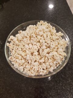 Una foto de Pop corn sin aceite...🍿🍿
