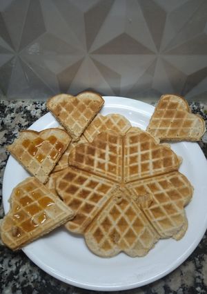 Una foto de Waffles dulces!