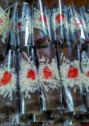 Foto resep Dadar gulung pisang coklat