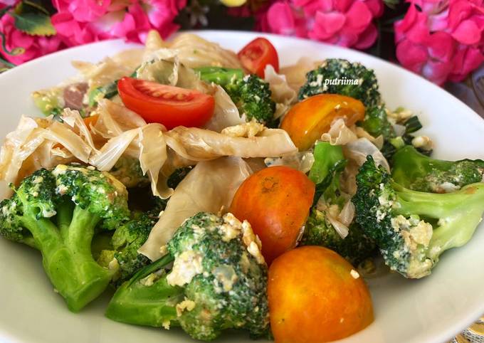 Brokoli kembang tahu