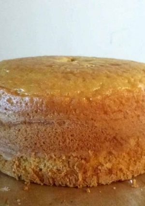 Una foto de Tortita húmeda de banana