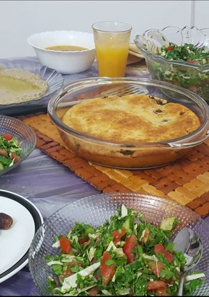 صورة لوصفة فطيرة السبانخ