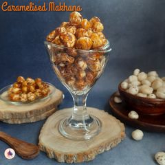 A picture of Caramelised Makhana.