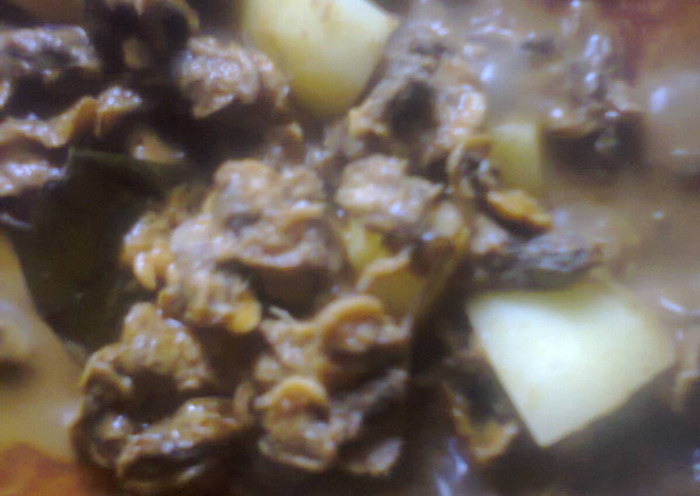 Cara Gampang Menyiapkan Rendang kerang & kentang yang Enak