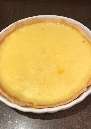 A picture of Gluten free lemon tart.