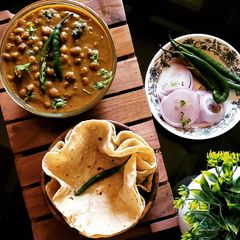 A picture of Chole masala.