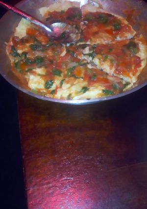 A picture of Fried omelette.