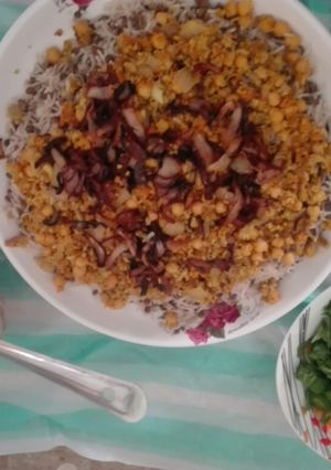 صورة لوصفة أرز بالدجاج المفروم