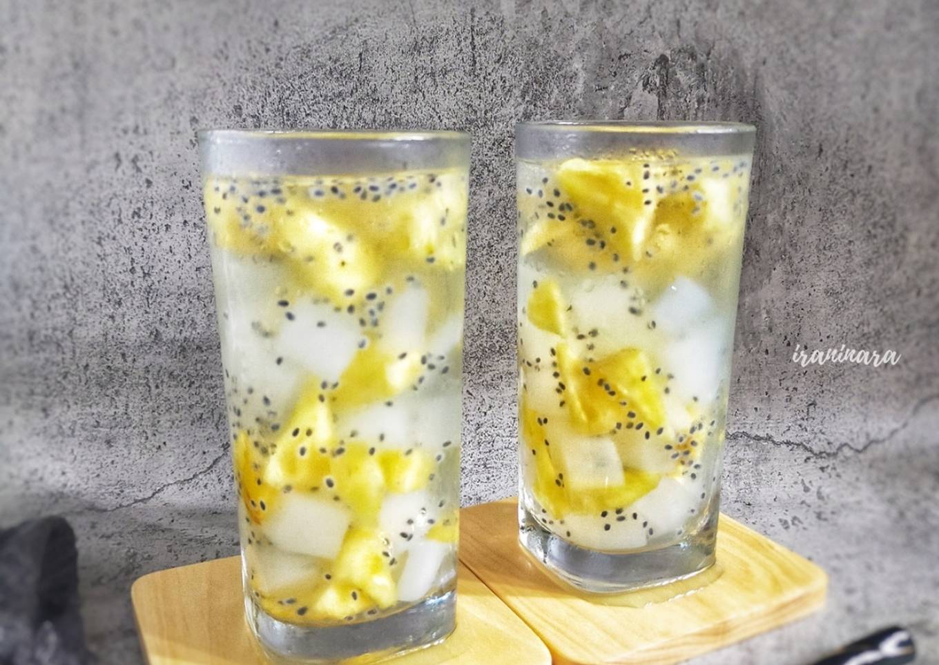 Es Nanas Nata De Coco Selasih