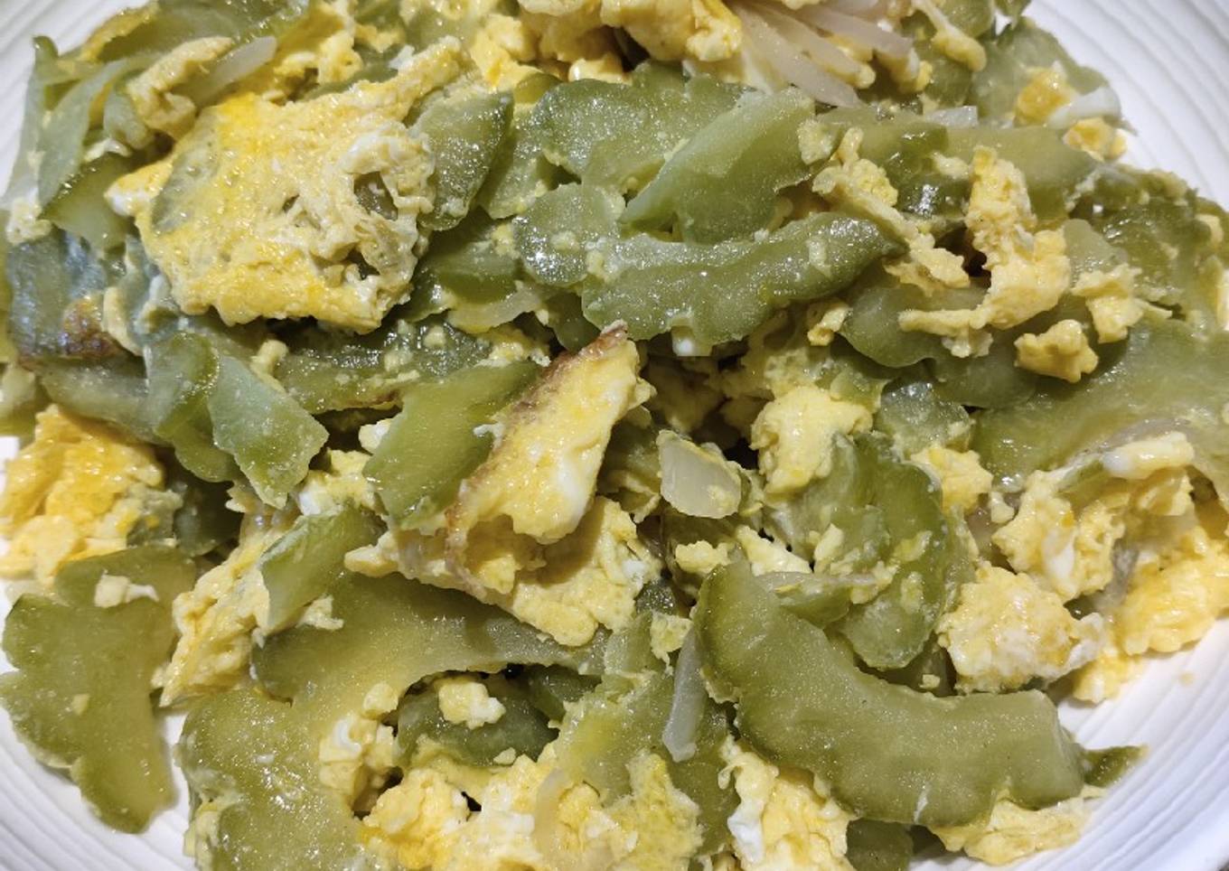 Ampalaya con Itlog