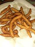 Churros de papa fritos